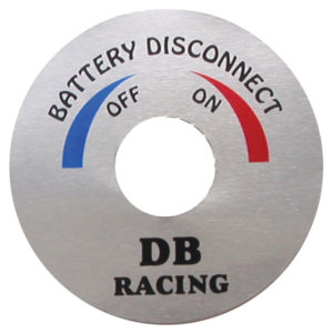 Aluminum Foil Labels Battery Disconnect