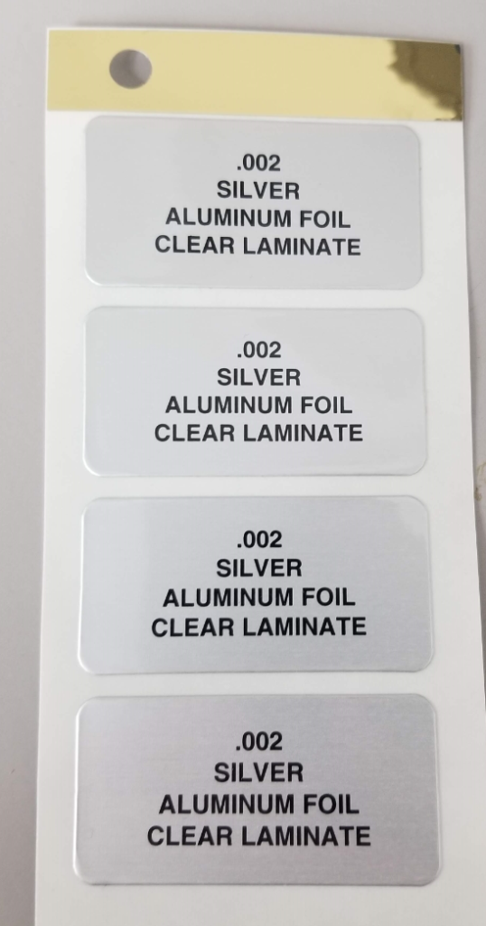 Aluminum Foil Labels