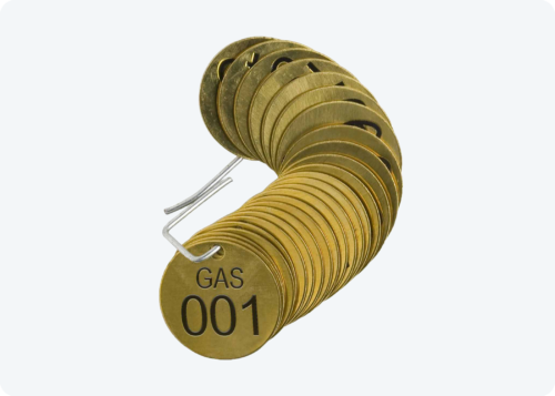 Military Style Number Tags